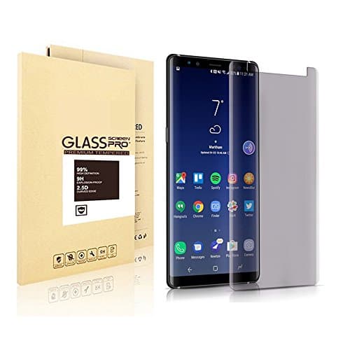 Rockxdays Privacy Screen Protector For Samsung Galaxy Note 8, [Anti Spy][9H Hardness] Tempered Glass Screen Protector [Anti-Fingerprint] [Bubble Free]For Galaxy Note 8