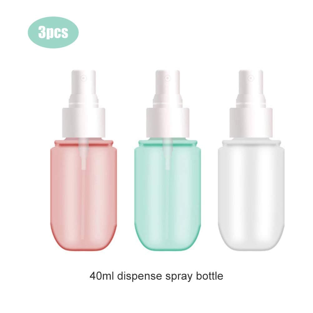 Volking Spray bottle 40ml clear empty atomizer refillable fine mist perfume atomizer travel atomizer bottles 3pcs