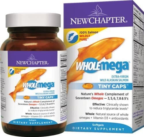 New Chapter Wholemega Tiny Caps, 180 Softgels