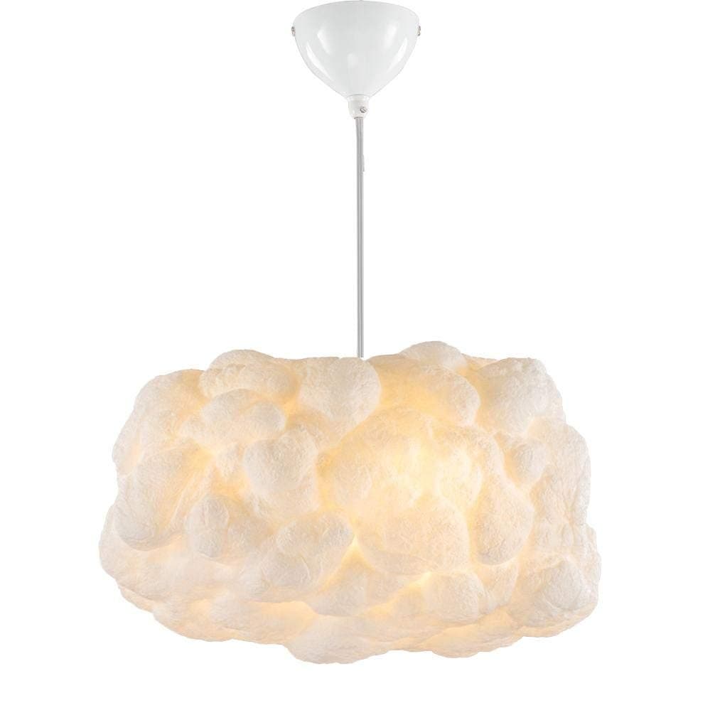 Pendant lamp Creative Silk Clouds E27 LED Hanging lamp Modern White Cotton Ceiling lamp Bed Room Chandelier Cafes Restaurants Living Room Energy Saving Lamp Children's Room Kitchen lamp Ø50CM