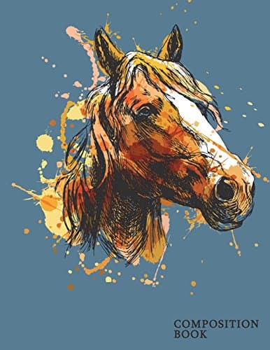 Composition Book: Equestrian Graph Paper Notebook | Notebook Composition Book Quad Ruled 4 x 4 (.25") Squares Graphing Paper for Math & Science ... Matte Softback Cover (Pretty Horse Notebooks) Paperback – 13 Jul 2018