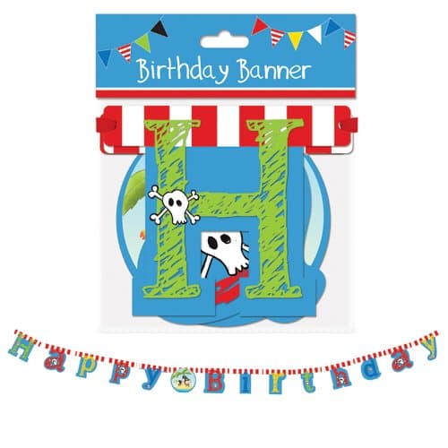 PIRATE HAPPY BIRTHDAY BANNER