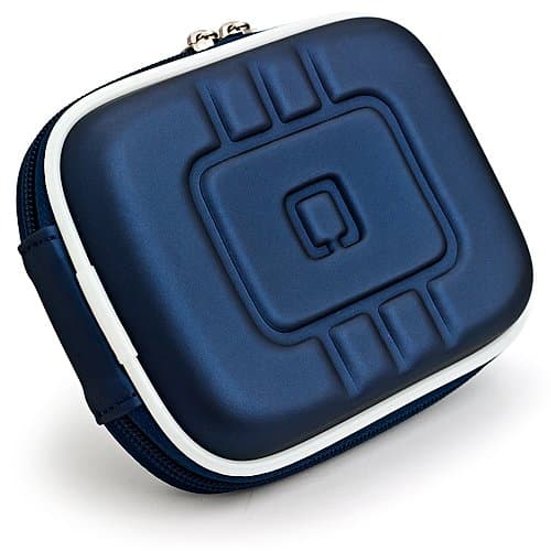 VG Compact (M) Travel Edition Semi Hard Case w/ Removable Carbineer (Navy Blue EVA) for Canon PowerShot SX280 HS / SX270 HS / A1400 / S110 / A810 / A1300 / SX240 HS / SX260 HS / S100 / SX220 HS / A1200 / A800 / S95 / A495 / A490 / A3100 IS / A3000 IS / S90 / A1100 IS Point &amp; Shoot Digital Cameras