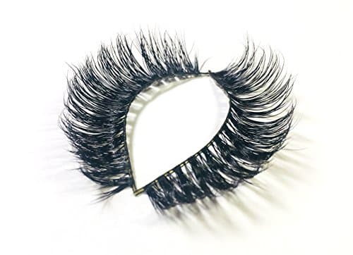 Premium 3D Mink False Eyelashes 100% hand-made multi-layer messy cross curly long nature thick 1 Pair delicate Gifts (3D19)