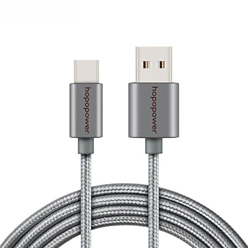 USB Type C Cable, Hopopower Power Line USB C to USB 3.0 Cable (6ft) for Galaxy S8, S8+, MacBook, Nintendo Switch,LG V20 G5 G6, HTC 10 And More (gray)