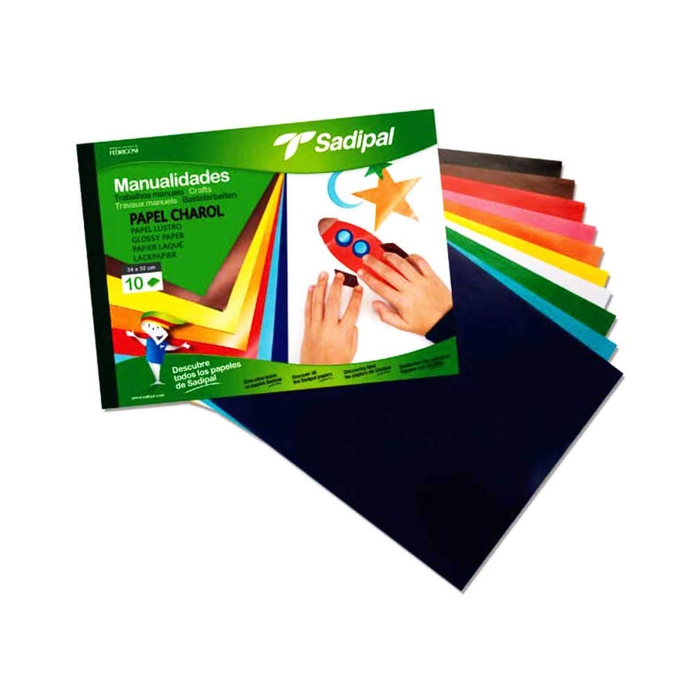 Sadipal5977 Glossy Craft Paper Pad 10 Sheets