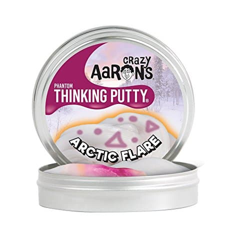 New Look Same Fun! Crazy Aarons Thinking Putty Each Tin Includes 1/5 lb A Huge Handful For Tons of Fun For Ages 3+ (Arctic Flare)