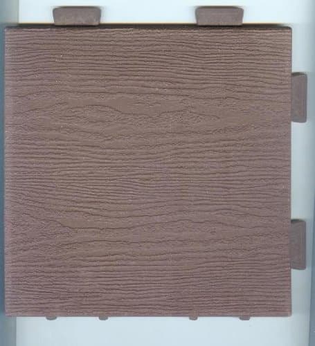 Polymart Wood Composite Modular Tile (Brown)