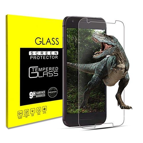 Google Pixel 2 Screen Protector Glass, YienMi Google Pixel 2 Tempered Glass Screen Protector Dot Matrix for Google Pixel 2 0.3mm (2 Pack)