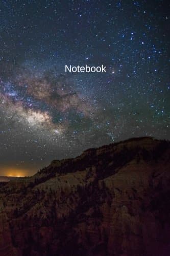 Notebook : line Notebook - Basic (6 x 9 inches) - 100 Pages: Galaxy universe Cover (6 x 9 inches) - 100 Pages: Volume 2 Paperback – 20 Sep 2017