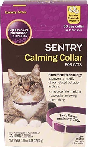 (3-PACK) Calming Collar for CatsModify Behavioral Problems Helps feel Safe