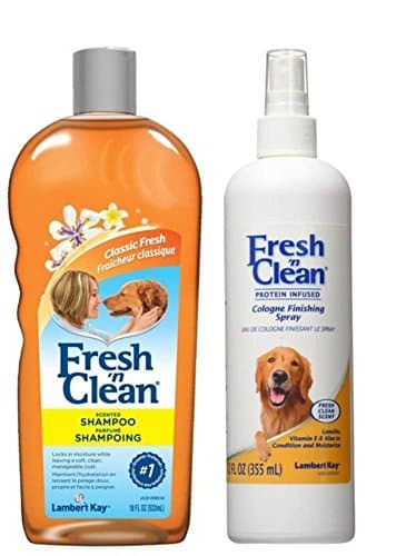 Fresh 'N Clean Classic Shampoo and Cologne Bundle: (1) Fresh 'N Clean Classic Fresh Scented Shampoo, and (1) Fresh 'N Clean Classic Cologne Finishing Spray, 12-18 Oz. Ea.