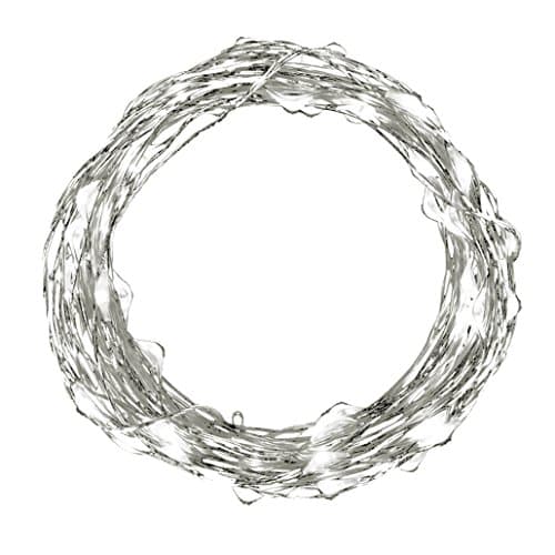 USB String Lights, isightguard 33ft 100 LEDs Copper Wire Waterproof Starry LED Lights Festival Decorative LED String Lights for Bedroom, Patio, Party, Christmas Tree, Wedding Decorations (white)