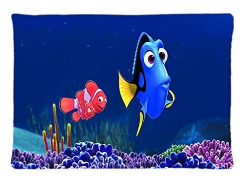 JingWEI Design Custom Rectangle Pillowcase Pillow Case Cover Finding Dory Pattern Design Standard Size 20x30 inch