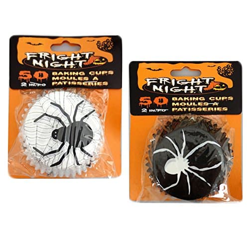 Halloween Spider Web Disposable Cupcake Liners Baking Cups - 100 pieces