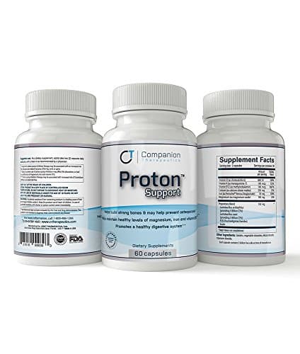 Proton Support (3 pack) - Vitamins, Minerals and Probiotics Complex to support Acid Reflux and GERD patients taking Omeprazole, Prilosec®, Nexium®, or Prevacid®, among others.