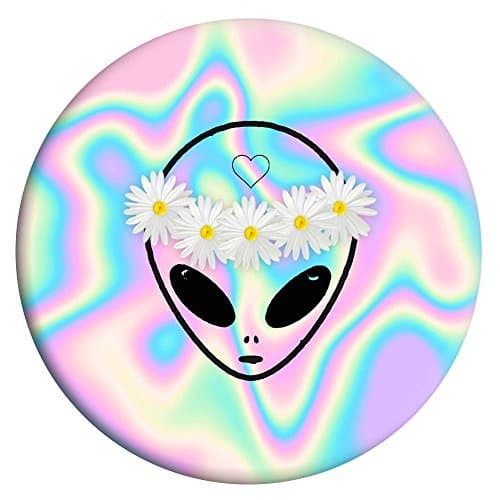 GreenJanice Multi Function Holder Expanding Stand Grip Mount For Smartphones-(Alien face)