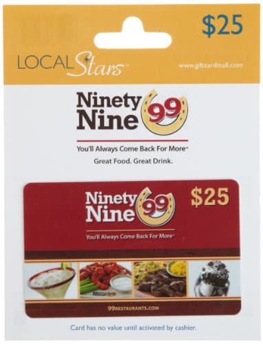 Ninety Nine Restaurants Gift Card