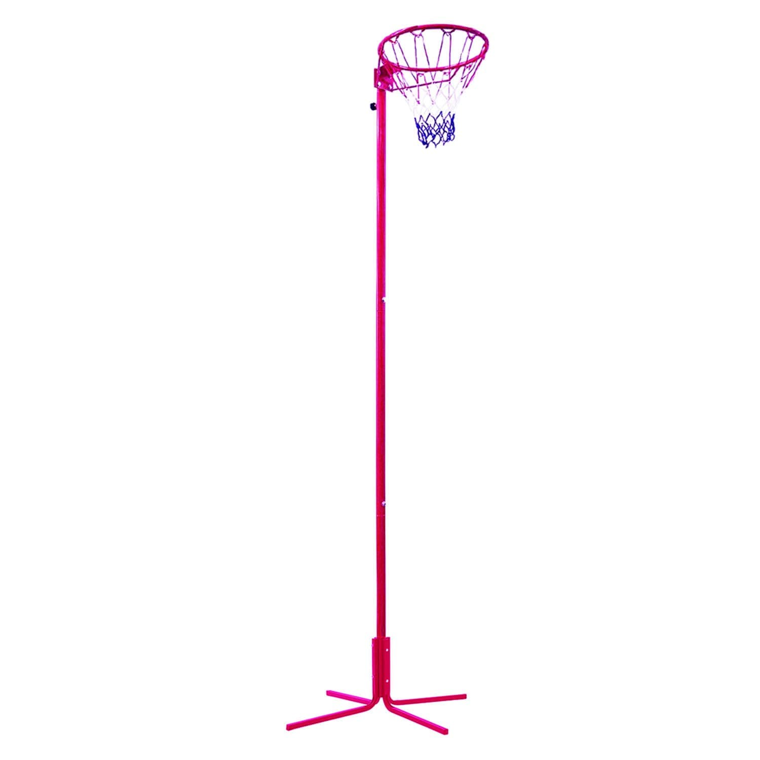 Kingdom GB Active Netball Post Basketball System Net Hoop Adjustable Stand Official Size & Height