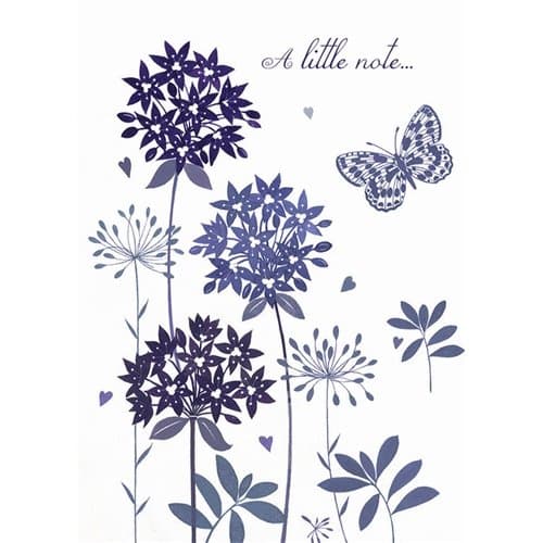 Notecard Pack - Alliums & Butterfly