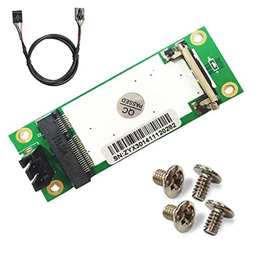 Oley Mini PCI-E PCI Express to USB Interface With SIM Card Adapter 180 Degree