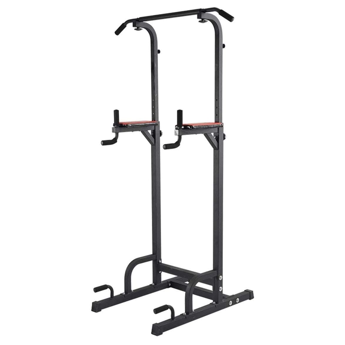 MGIZLJJ Adjustable Power Tower Pull Up Bar Workout Dip Station Multi-Function Push Up bar for Home Gym Strength Training Fitness Equipment