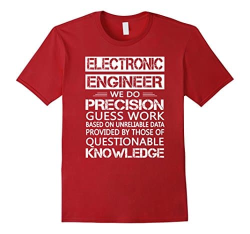 Men's Electronic Engineer Shirt Best Gift For Electronic Engineer Large Cranberry