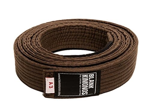 Blank Kimonos BJJ Belts - Brown - A2