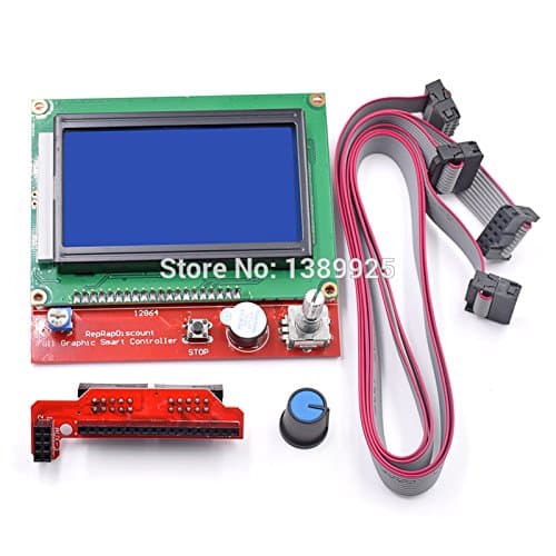 !! 3D printer smart controller RAMPS 1.4 LCD 12864 LCD control panel blue screen