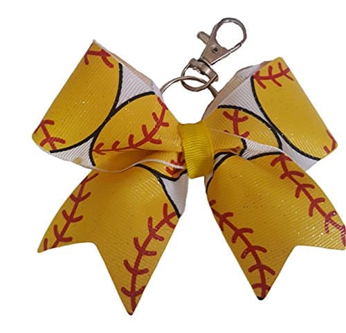 Bows Key Chain,Softball Backpack Bow