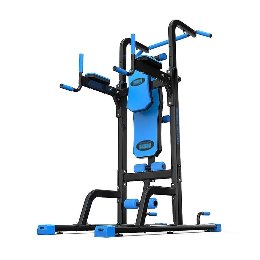 BHDYHM Power Tower Workout Dip Stand Pull Up Bar Station Professional Strength Training Fitness Equipment Durable & Stable for Home Gym