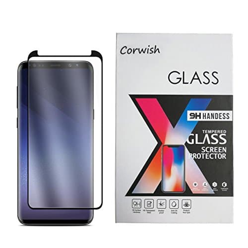 Galaxy S9 Screen Protector, 3D Curved Edge To Edge Case Friendly Full Coverage Tempered Glass Protective Cover Film for Samsung S 9 Cell Phone (For S 9, not for S 9 Plus) (Full Adhesive Glue)