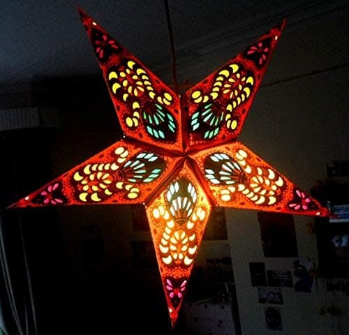 Kanglei Indian red star lantern,lampshade.