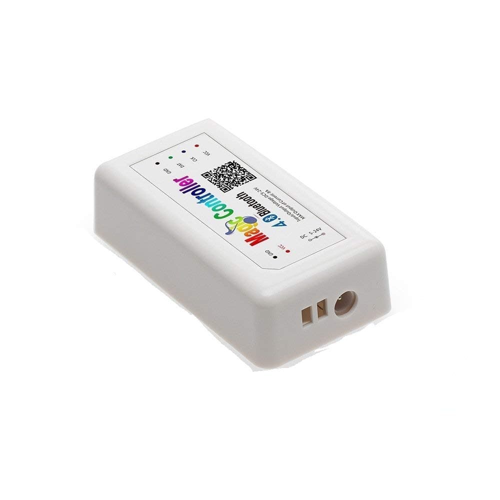 OWIKAR Wireless Bluetooth Magic Dream Color LED Light Controller iOS Android DC5V~24V Great for WS2811 WS2812B WS2801 SK6812 Individually Addressable Programmable LED Strip Pixel Module Panel Lamp