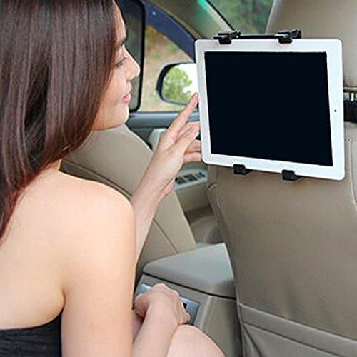 MUDEREK 360 Rotation Adjustable Car Backrest Headrest Mount Holder For iPad Tabl Wrist Watches