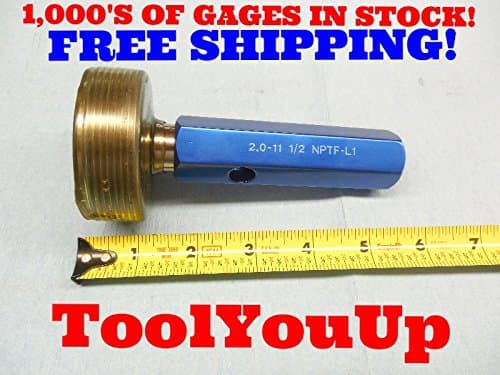 NEW 2" 11 1/2 NPTF L1 PIPE THREAD PLUG GAGE L-1 VAN KEUREN MACHINE SHOP TOOLING