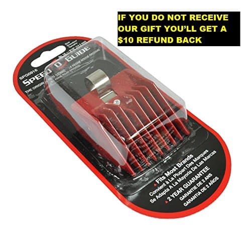 Speed O Guide Clipper Guard red universal+Plus Free Gift With This Purchase