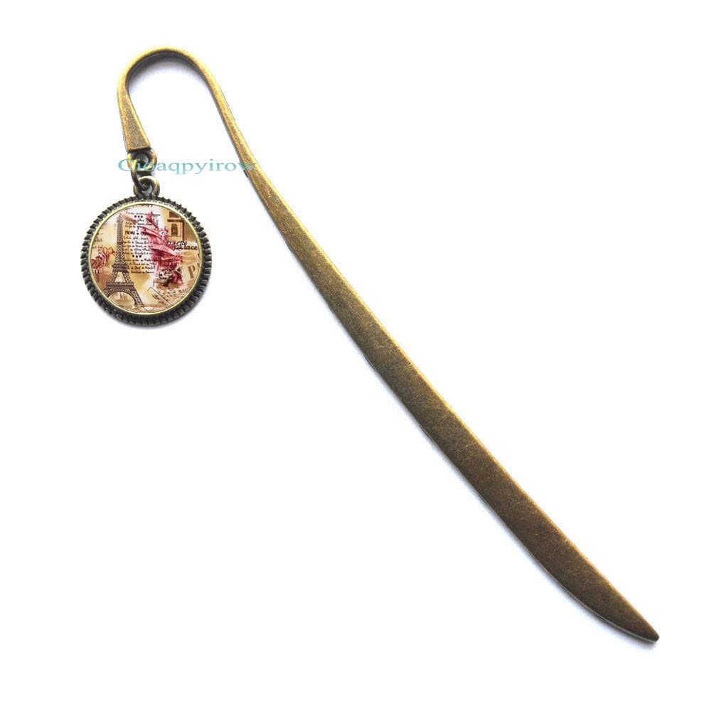 Eiffel Tower Bookmark|Eiffel Tower Charm Bookmark|Eiffel Tower Bookmark|Paris Bookmark,HO0E275