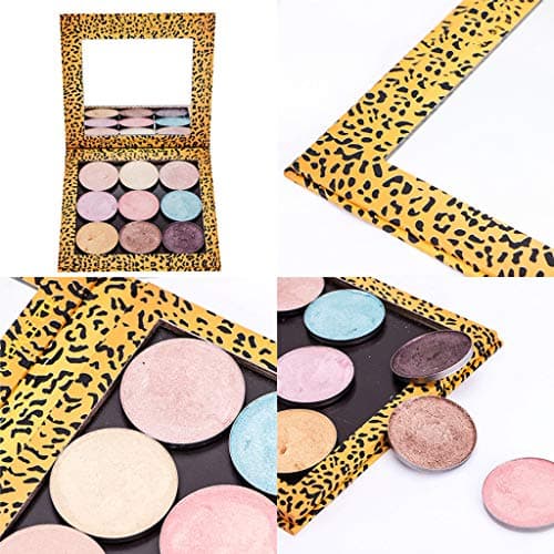 DRAGONHOO Empty Magnetic Eye Shadow Tray Makeup Pad Leopard Large DIY New Leopard Magnet Eye Shadow Empty Box