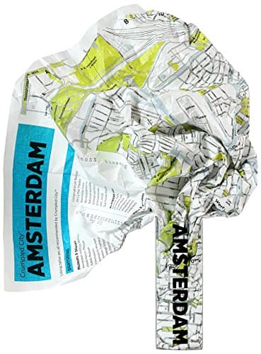 Crumpled City Map-Amsterdam