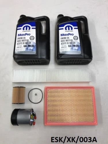 MOPAR Engine Medium Service Kit Commander XK 3.0CRD 2006-2010 5W30
