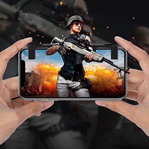 xbwwt Comfortable and Simple Design Phone Gamepad Trigger Fire Button Aim Key L1R1 Shooter Controller PUBG V6.0 FUT1 for Android and IOS for Jedi survival