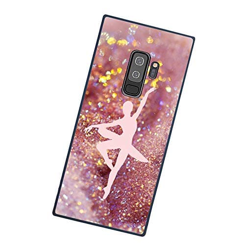 Ballet Dancer Samsung Galaxy S9 Plus Case, Soft Flexible TPU Back Cover Case Compatible with Samsung Galaxy S9 Plus (Black)