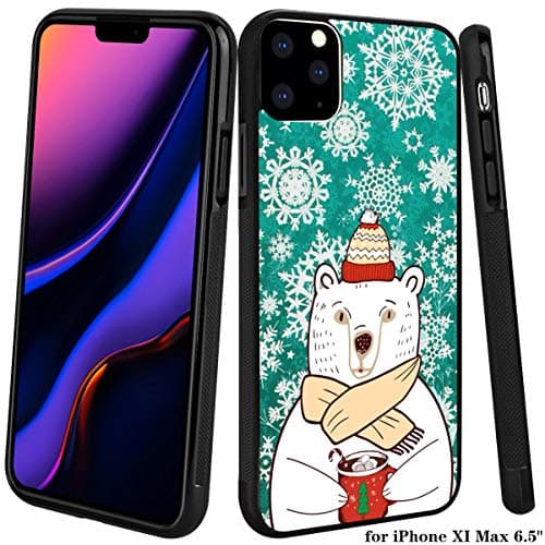 PC and TPU Case iPhone 11 Pro Max 6.5 Inch White Bear