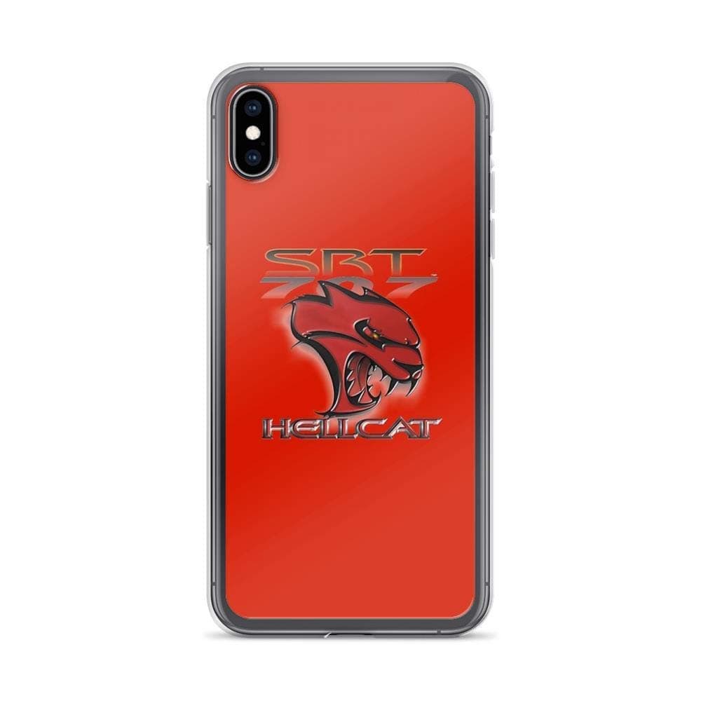 Quannaus Phone Cases Compatible for iPhone 7 Plus/8 Plus Case Pure Clear Anti-Scratch Shock Absorption Cover Hellcat Mod. 1 Redline