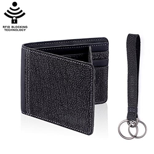 Equality City Mens Genuine Leather Thin Soft RFID Blocking Wallet