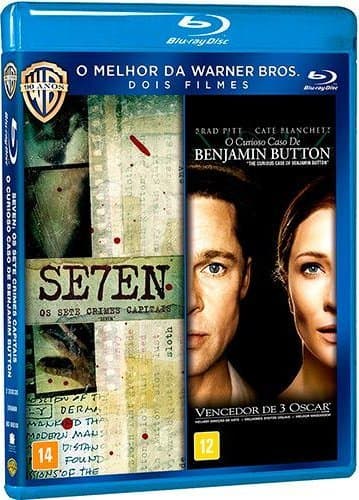 Blu-ray 7 Seven + O Curioso Caso de Benjamin Button [ 2-Disc Set ] [ 7 Seven + The Curious Case of Benjamin Button ] [