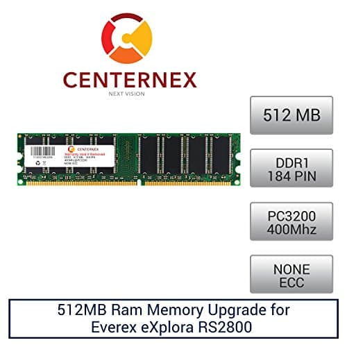 512MB RAM Memory for Everex eXplora RS2800 (PC3200 NonECC) Desktop Memory Upgrade by US Seller