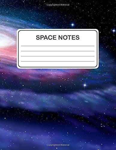 Space Notes: Lined Space Notebook (Nebula Spiral Galaxy)