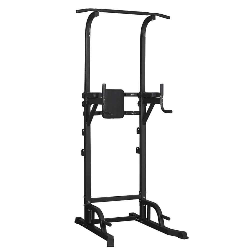 Diophros Power Tower Pull Up Bar, Adjustable Height Pull Up & Dip Station Multi-Function Home Gym Strength Training Fitness Workout Station (Pull Up Bar)